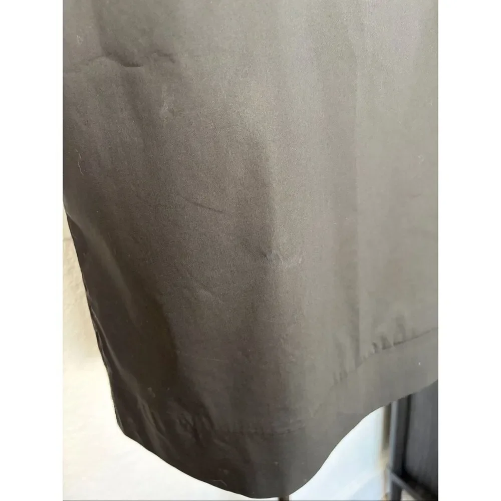 Até Italy Black Cotton Blend Sleeveless Structured Shell Top Size 44 US 8/10 - Picture 8 of 12